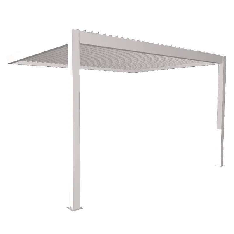 Falra szerelhető pergola fehér