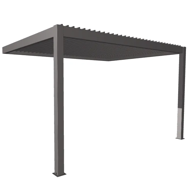 Falra szerelhető pergola antracit